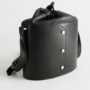 & OTHER STORIES Leather Bucket Bag